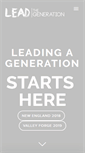Mobile Screenshot of leadthegeneration.com